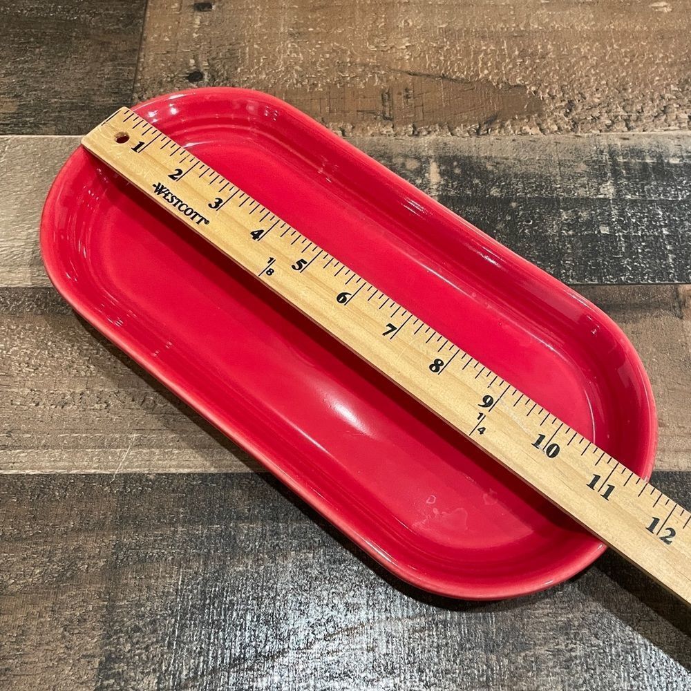 Fiesta Scarlet Bread Tray - Picture 3 of 4